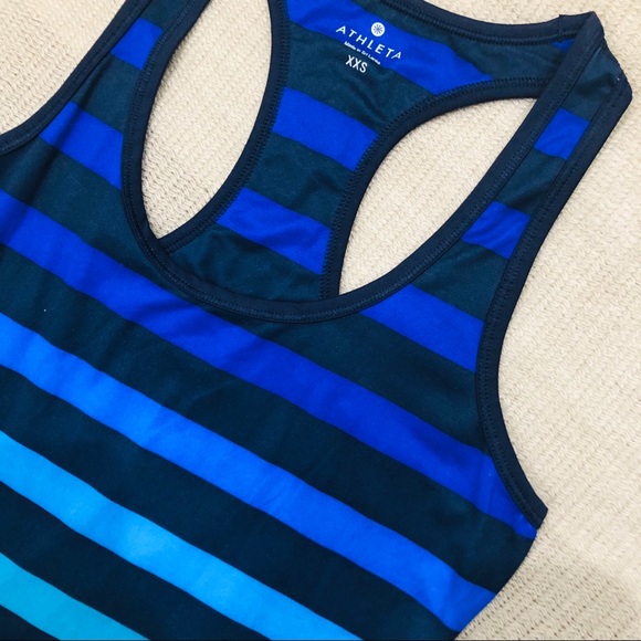 ATHLETA ombré stripe chi tank XXS - Picture 6 of 8